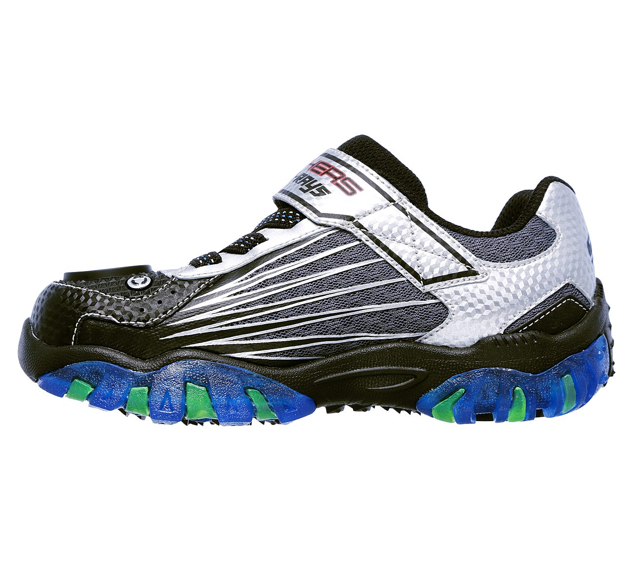 Skechers Boys Lights: Street Lightz 2.0 - Skech Rayz Sliver/Multi
