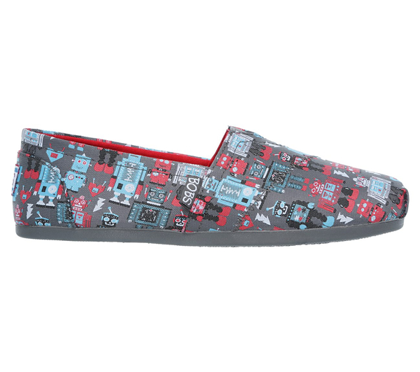 Skechers Women Bobs Plush - Robochic Charcoal/Multi
