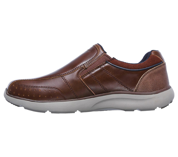 Skechers Men Relaxed Fit: Montego - Alvaro Red/Brown