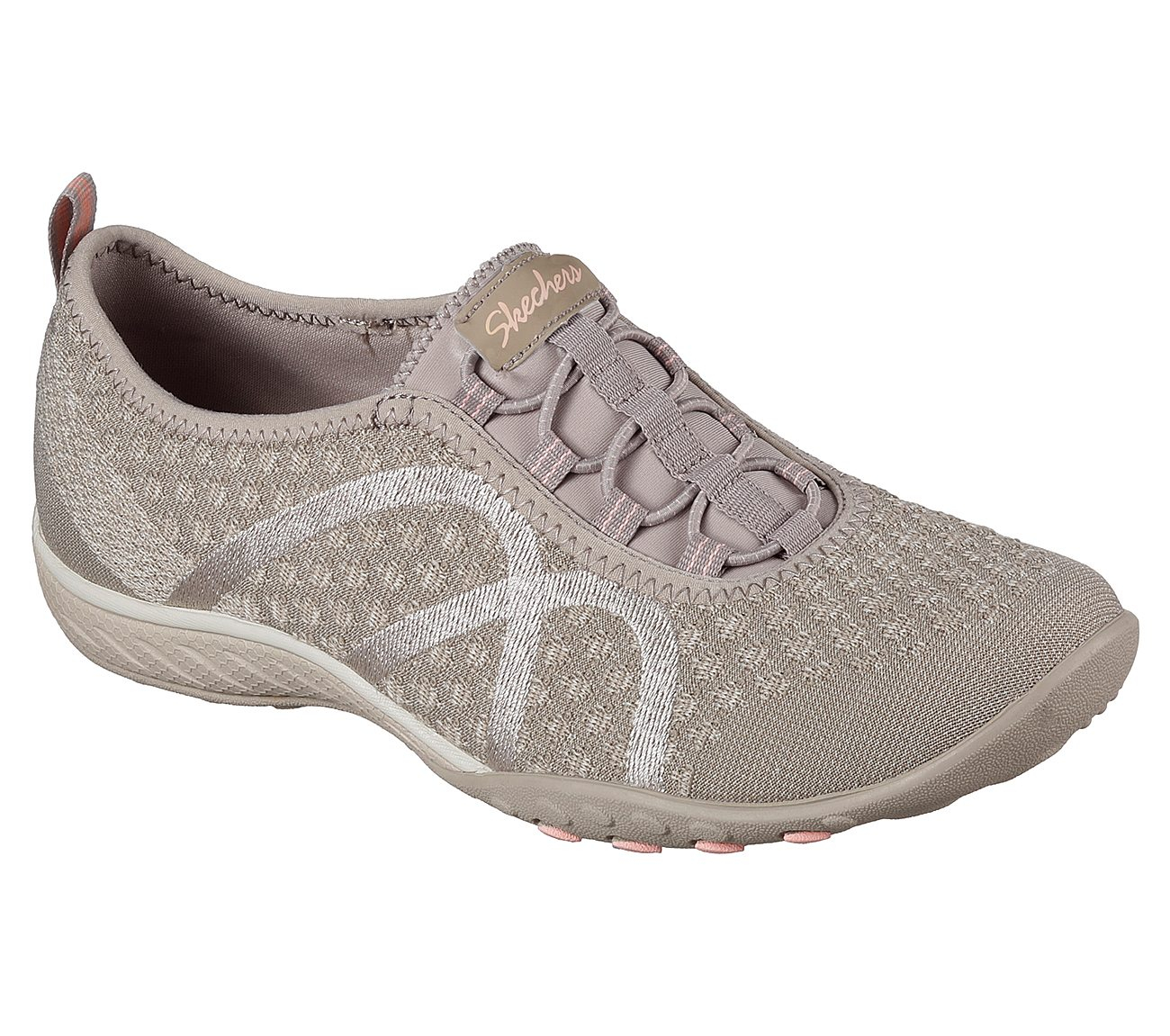 Skechers Women Relaxed Fit: Breathe Easy - Fortune-Knit Taupe