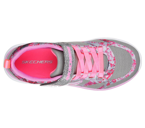 Skechers Girls Trainer Lite - Bright Racer Gray/Pink