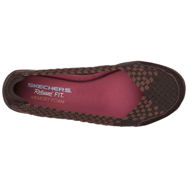 Skechers Women Relaxed Fit: Savor - Just Weave IT Chocolate