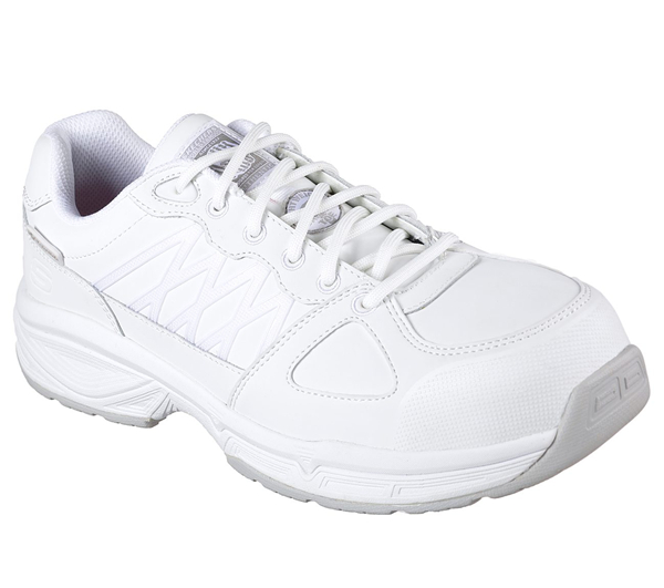 Skechers Men Work: Relaxed Fit Conroe - Broeck ESD White