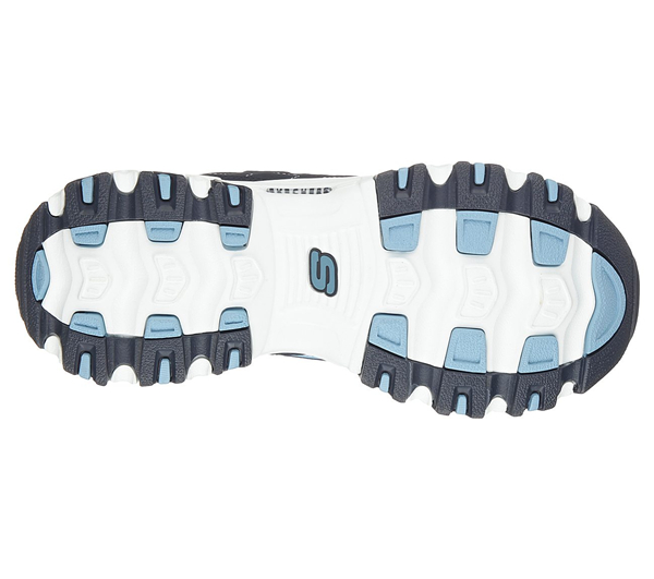 Skechers Women D'Lites - Set In Stone Navy/White