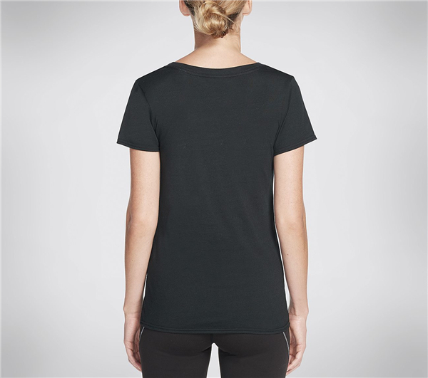 Skechers Women Loud and Proud Tee Shirt Black