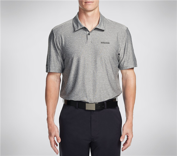 Skechers Men Pine Valley Polo Shirt Charcoal