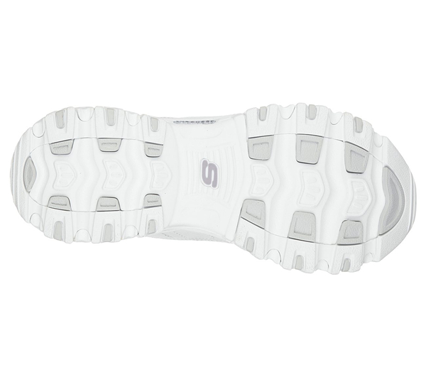 Skechers Women D'lites - Bright Sky White/Sliver