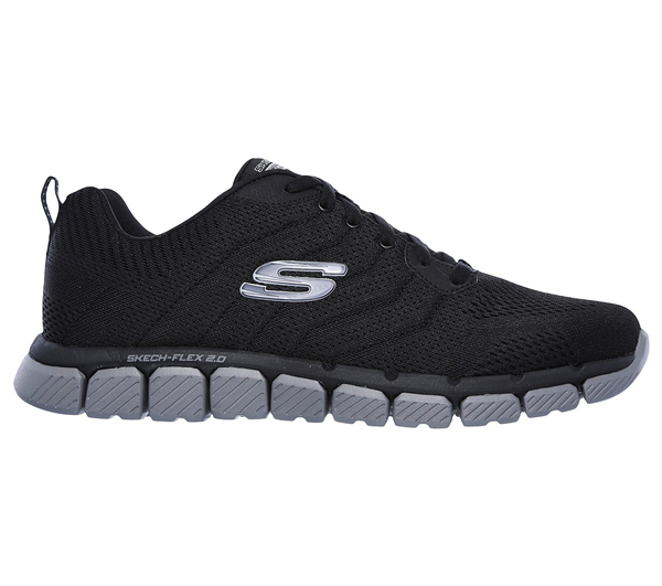 Skechers Men Skech-Flex 2.0 - Milwee Black/Charcoal