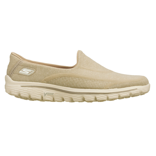 Skechers Women GOwalk 2 - Super Sock Taupe