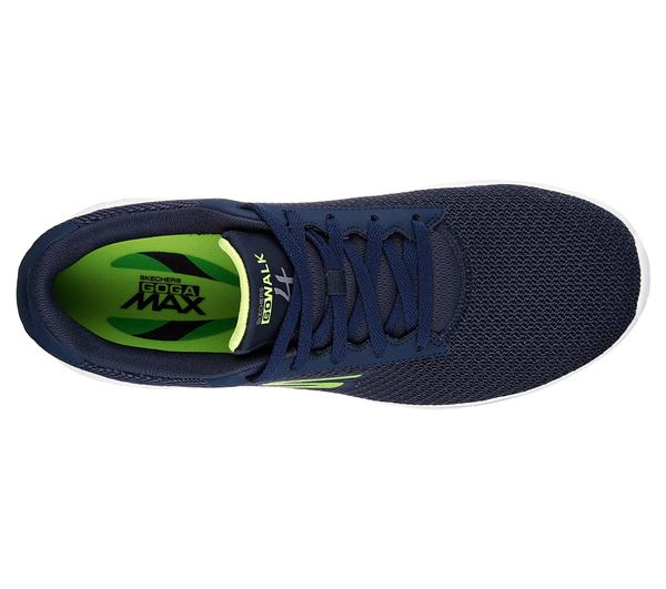 Skechers Men GOwalk 4 Navy/Lime