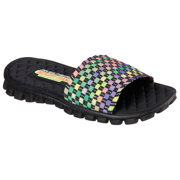 Skechers Women EZ Flex - Sand Piper Black/White