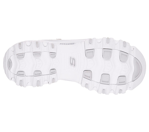 Skechers Women D'Lites - Now and Then White/Sliver