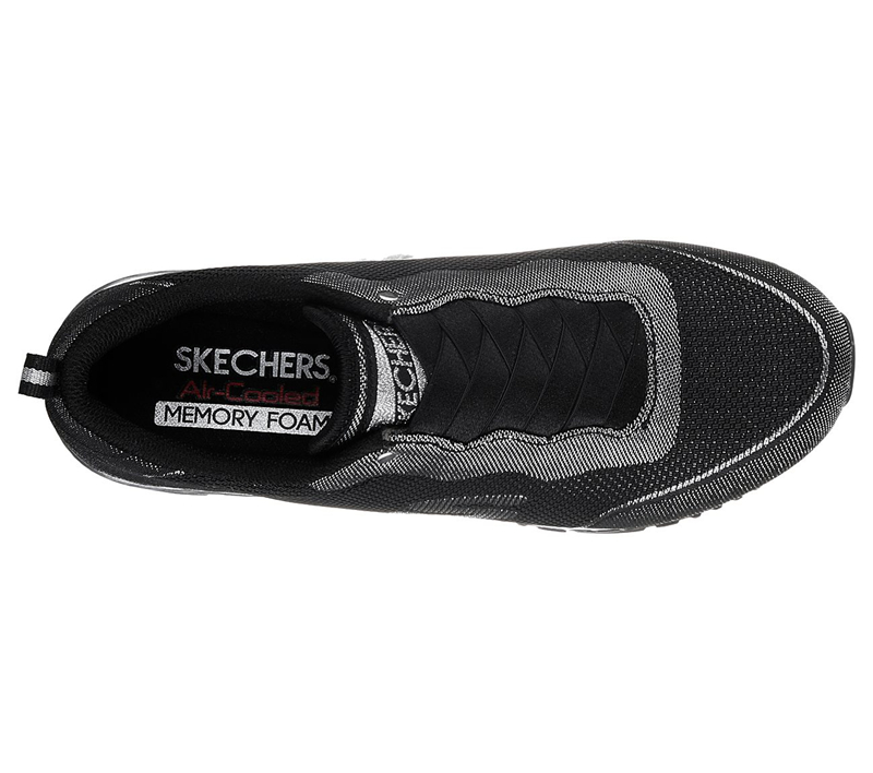 Skechers Women Sunlite - Slip Shine Black/Silver