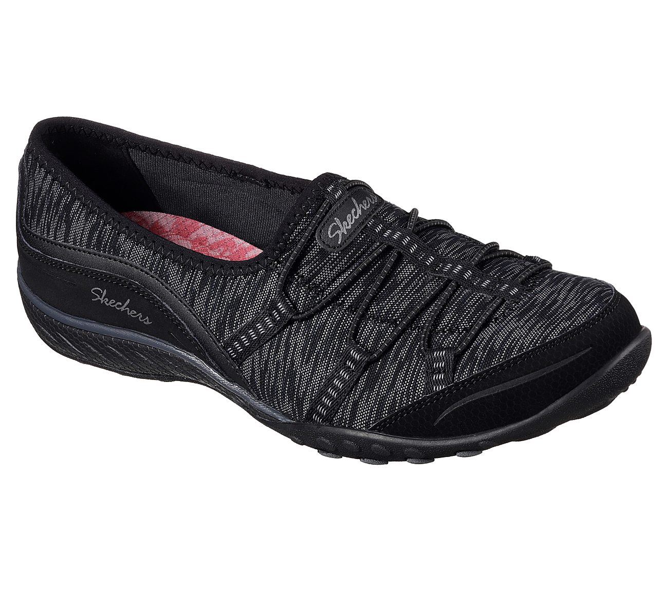 Skechers Women Relaxed Fit: Breathe Easy - Golden Black