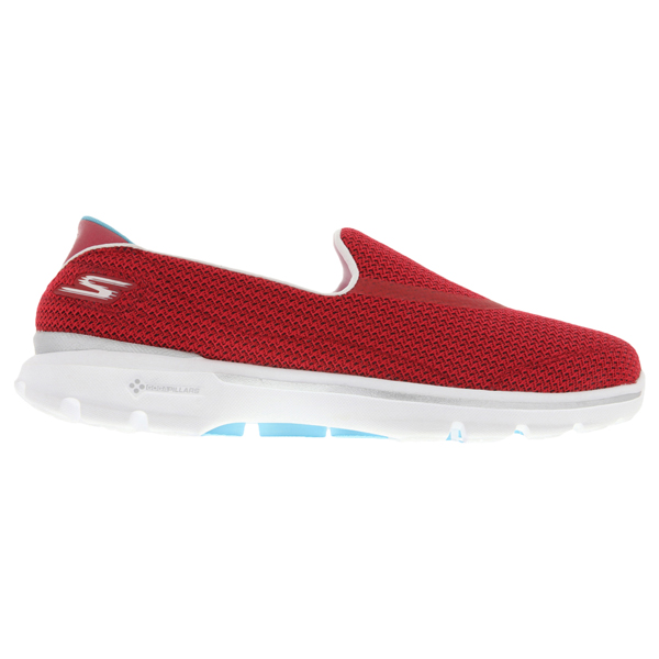 Skechers Women GOwalk 3 Red/Blue