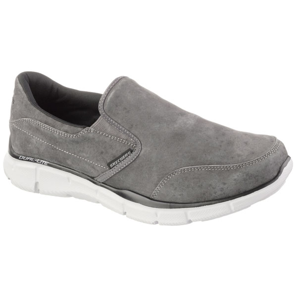 Skechers Men Wide Fit (2E) Shoes - Mind Game Charcoal
