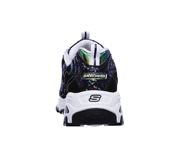 Skechers Women D'Lites - Fame Fortune Black/White