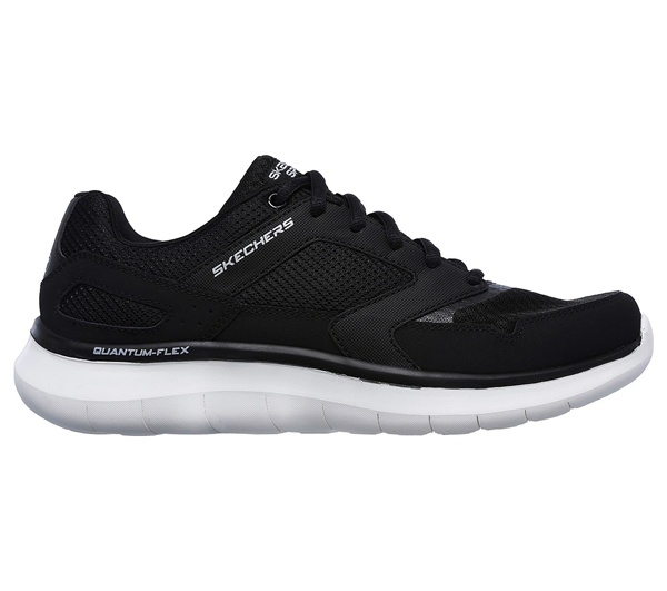 Skechers Men Relaxed Fit: Quantum Flex - Hudzick Black/White