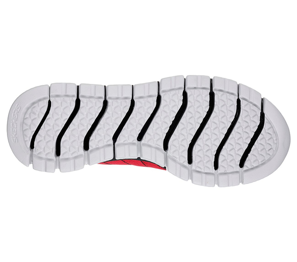 Skechers Men Skech-Flex 2.0 - Milwee Red/Black