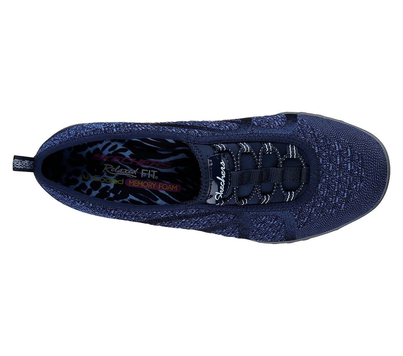 Skechers Women Relaxed Fit: Breathe Easy - Fortune-Knit Navy