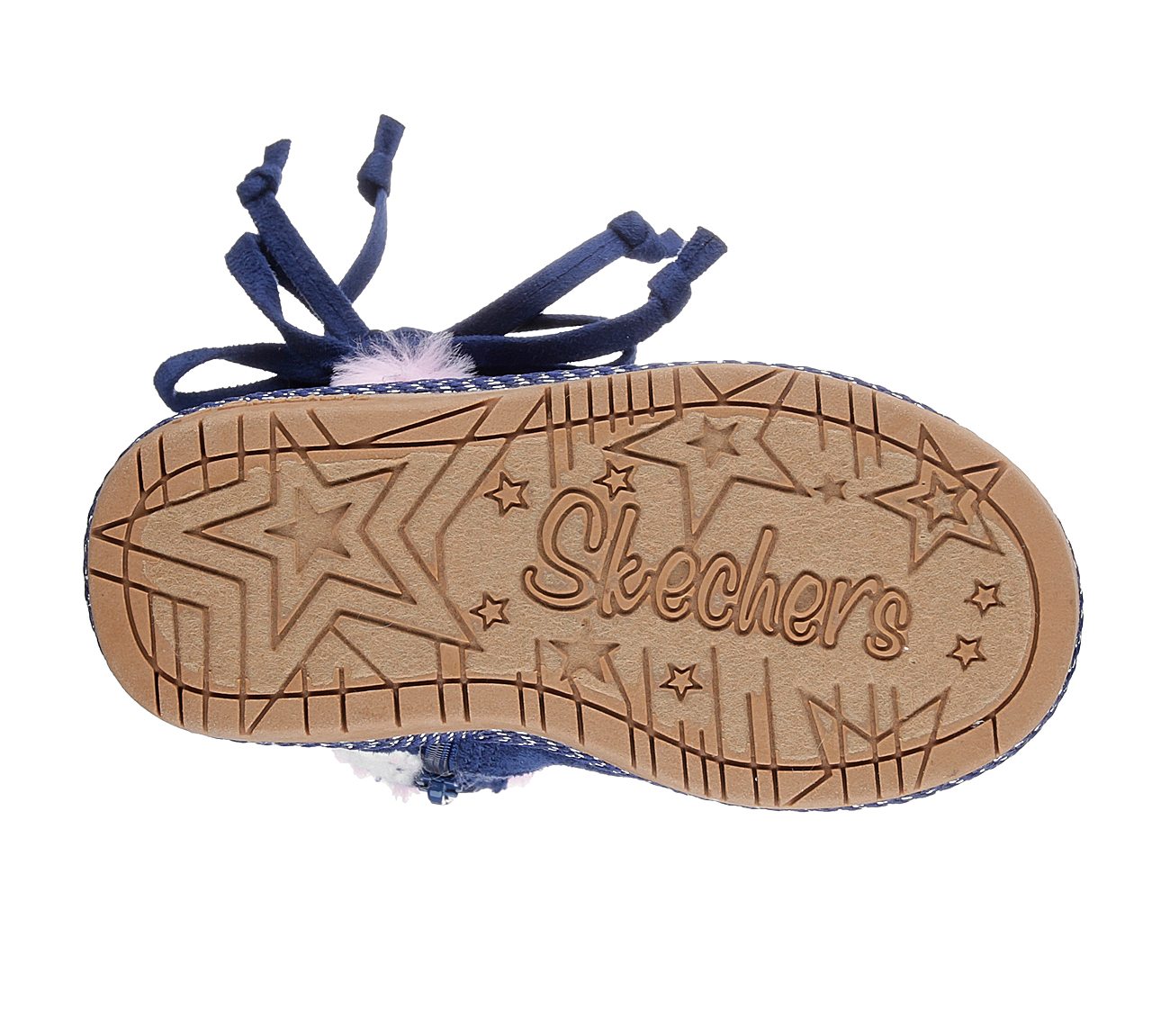 Skechers Girls Twinkle Toes: Glamslam - Cozy Daze Navy/Pink