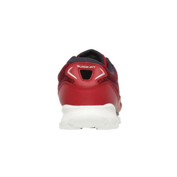 Skechers Men Extra Wide Fit (4E) Shoes - Sonic Red/Navy