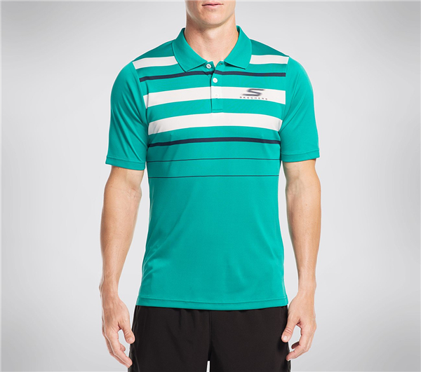 Skechers Men GO Golf Valencia Polo Shirt Green