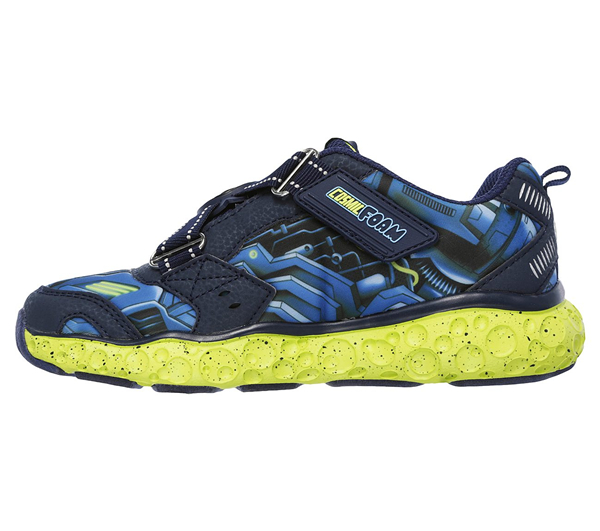 Skechers Boys Skech-X: Cosmic Foam - Portal-X Navy/Lime