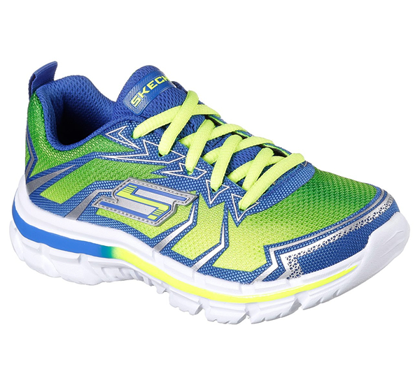 Skechers Boys Nitrate Limo/Blue