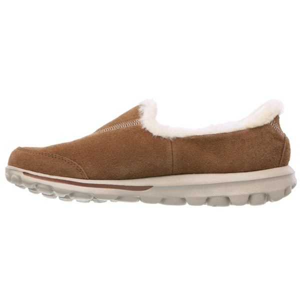 Skechers Women GOwalk - Fuzzy Chestnut