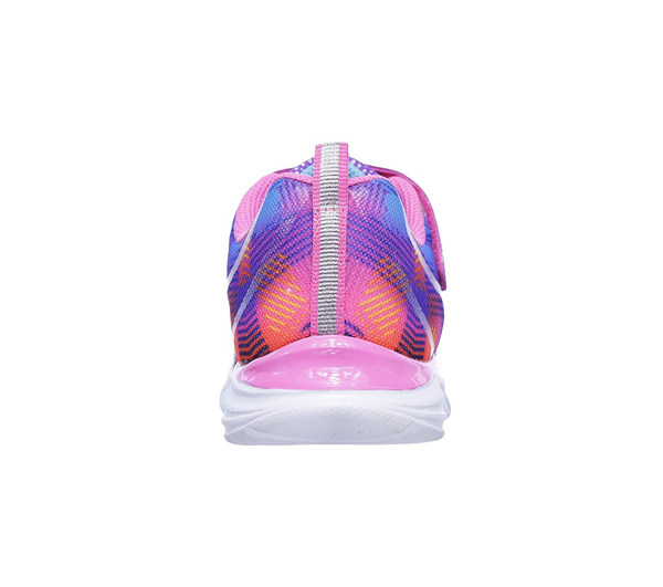 Skechers Girls Spirit Sprintz - Rainbow Raz Neon Pink/Multi