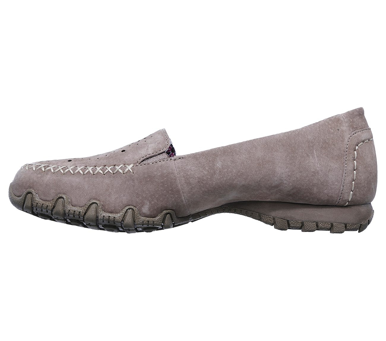 Skechers Women Relaxed Fit: Bikers - Traffic Dark Taupe