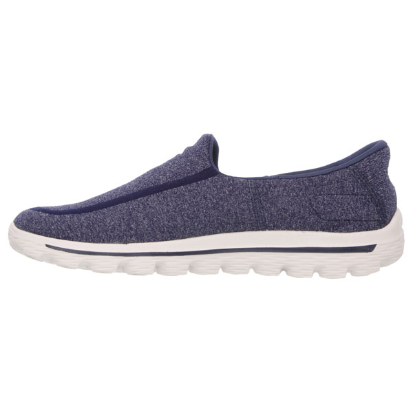 Skechers Men Extra Wide Fit (4E) Shoes - Super Sock Navy/Gray