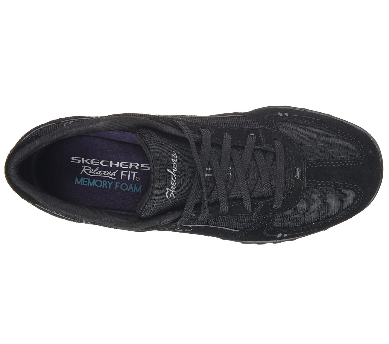 Skechers Women Relaxed Fit: Breathe Easy - Just Relax Black/Charcoal