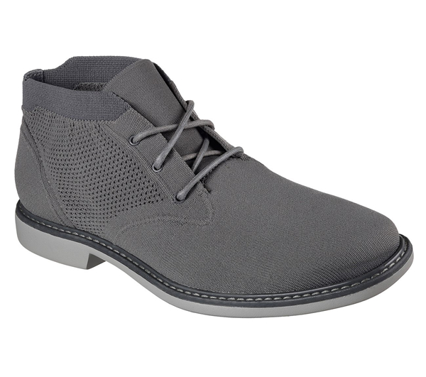 Skechers Men Boots: Weldon Charcoal