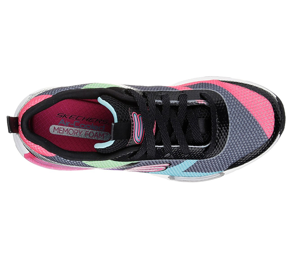 Skechers Girls Jumptech Black/Multi