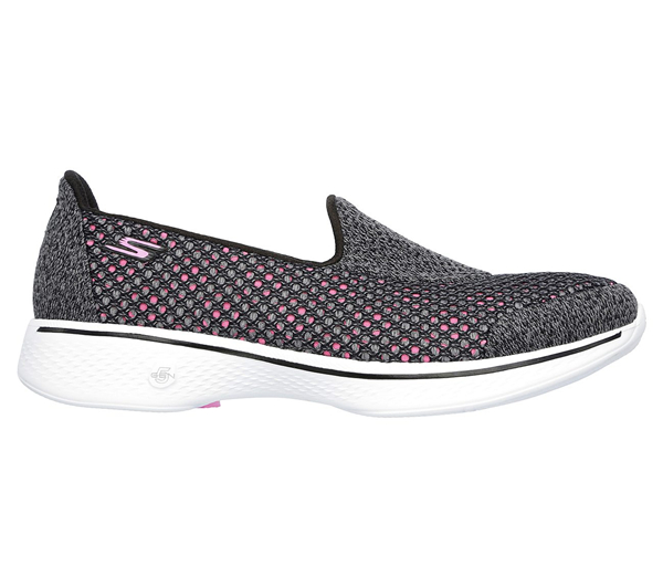 Skechers Women GOwalk 4 - Kindle Black/Hot Pink