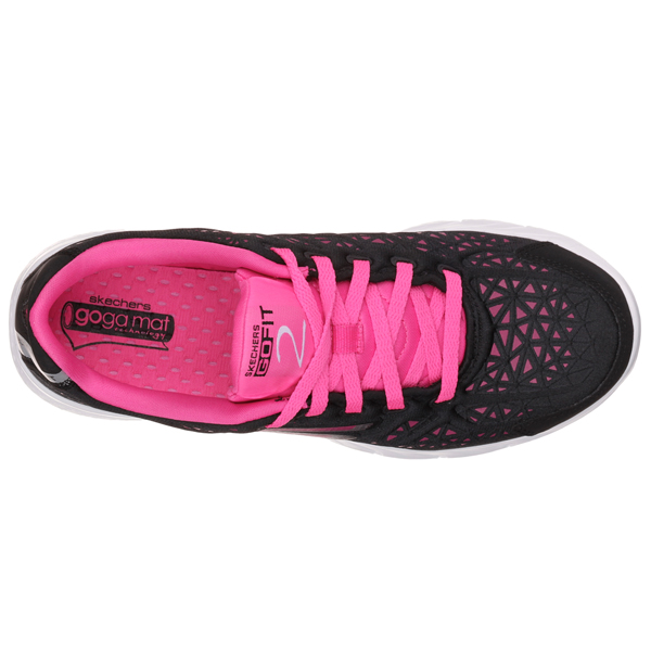 Skechers Women Gofit - Presto Black/Hot Pink