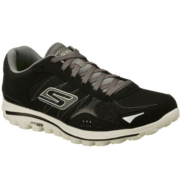 Skechers Men Extra Wide Fit (4E) Shoes - Lynx Black/Gray