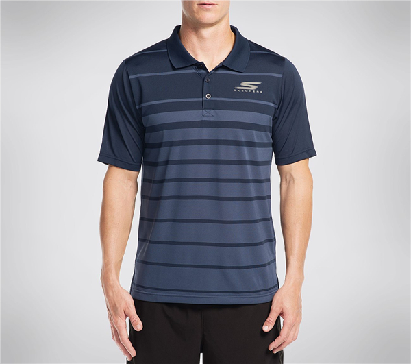 Skechers Men GO Golf Soboba Polo Shirt Navy