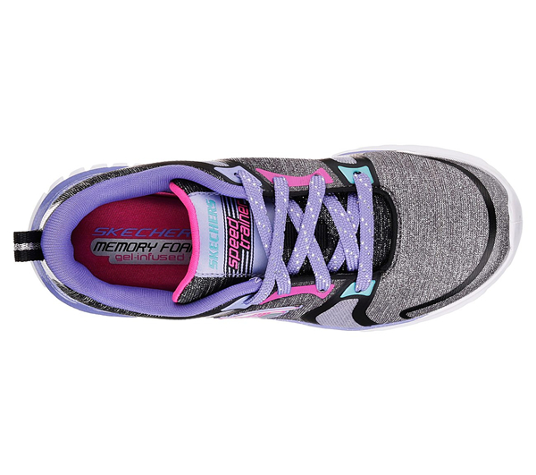 Skechers Girls Speed Trainer Black/Multi