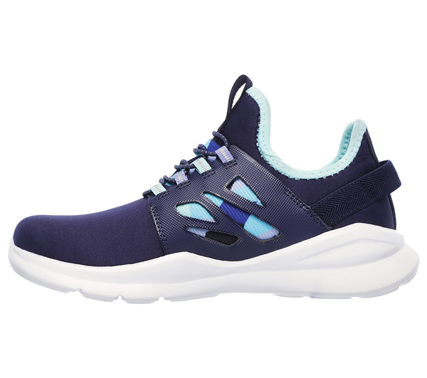 Skechers Girls Street Squad Navy/Aqua