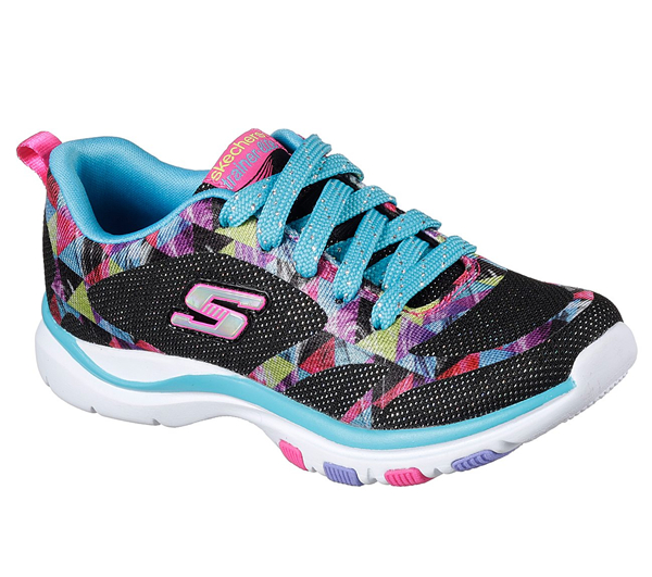 Skechers Girls Trainer Lite Black/Multi