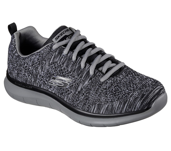 Skechers Men Relaxed Fit: Quantum Flex - Smyzer Gray/Black