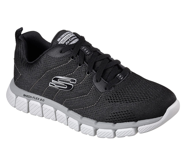 Skechers Men Skech-Flex 2.0 - Milwee Black/Gray