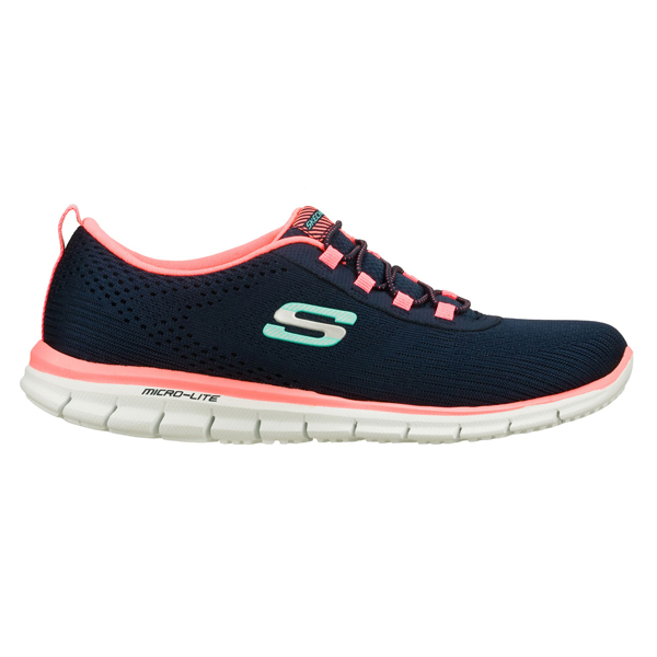 Skechers Women Glider - Game Maker Navy/Coral