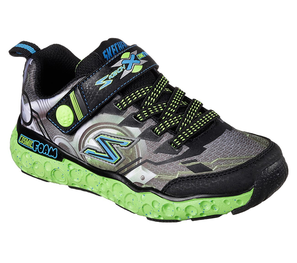 Skechers Boys Skech-X: Cosmic Foam - Futurist Black/Lime