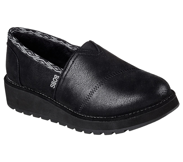 Skechers Women Bobs Keepsakes High - Snow Spell Black