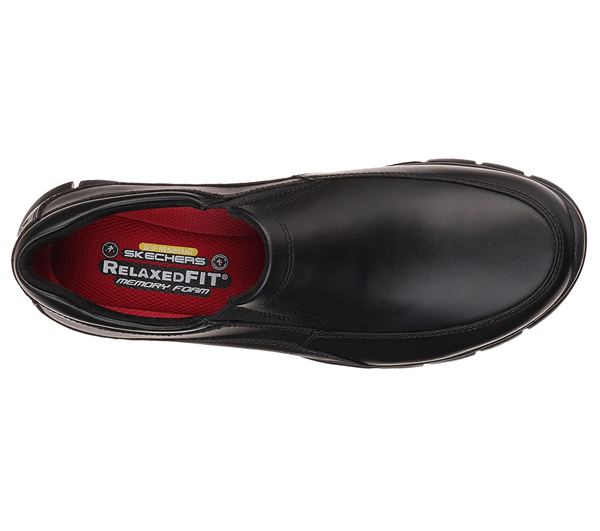 Skechers Women Work: Relaxed Fit Sure Track - Atrium Black