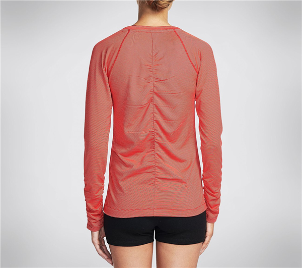 Skechers Women Pear Blossom V-Neck Top Pink